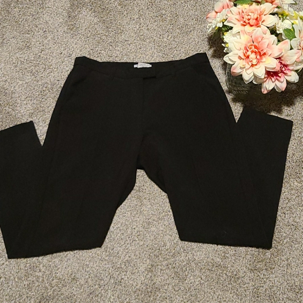 Black skinny dress pants